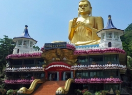 Srí Lanka - zlatý chrám