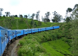 jízda vlakem, Srí Lanka
