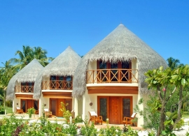 Bandos island resort - plážová vila s jacuzzi