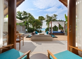 Furaveri island resort - plážová vila s bazénem, výhled k oceánu