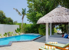 Furaveri island resort - Dhoni vila s bazénem