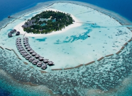 Vakarufalhi Maldives - letecký pohled