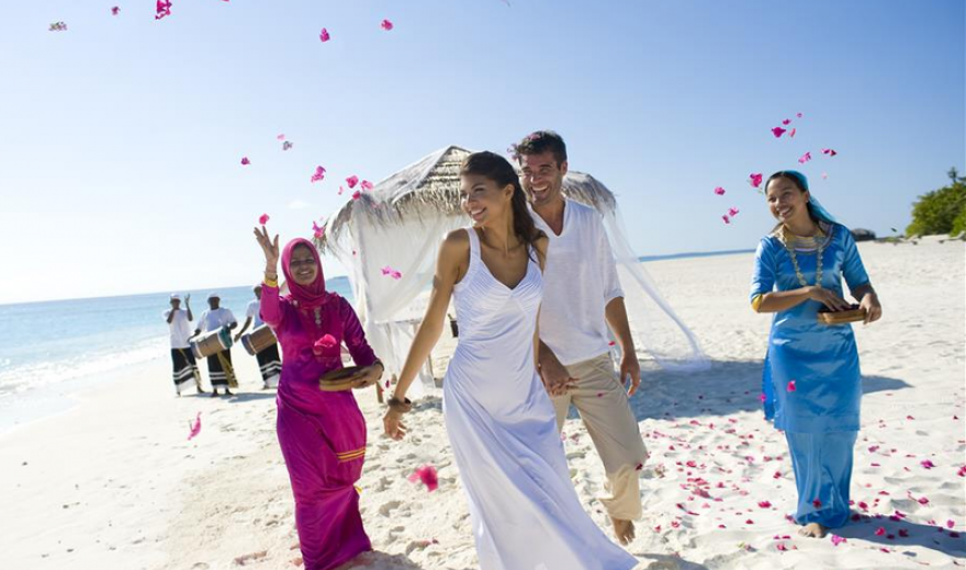 Svatba na Maledivách